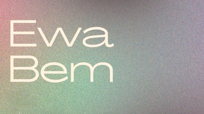 obrazek zawiera imię i nazwisko gwiazdy – Ewa Bem.