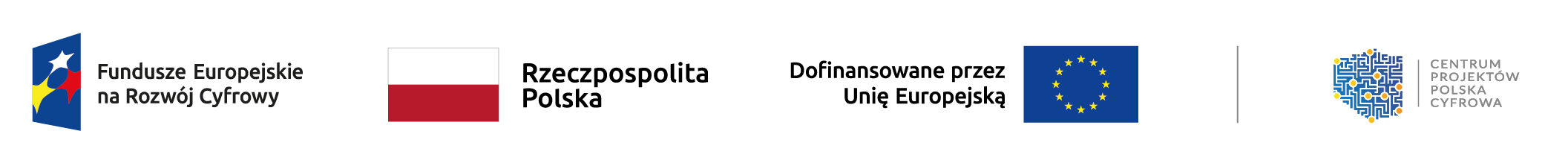 Na zdjęciu znajdują się logotypy projektu współfinansowanego z UE.