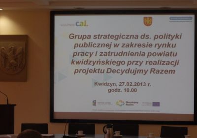 Spotkanie Grupy strategicznej do spraw polityki publicznej w zakresie rynku pracy i zatrudnienia