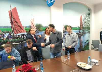Wizyta osób z niepełnosprawnościami w Starostwie Powiatowym