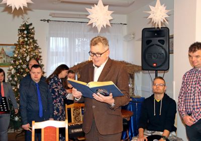 Świąteczne spotkanie w WTZ w Górkach