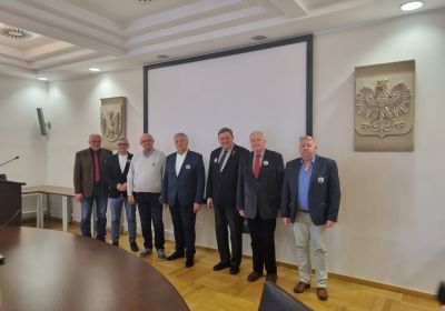 Spotkanie po latach byłych żołnierzy z  24. Pułku Łączności JW 4560