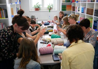 Warsztaty szydełkowania w grancie „Pomorskie z Ukrainą, Powiat Kwidzyński z Ukrainą”