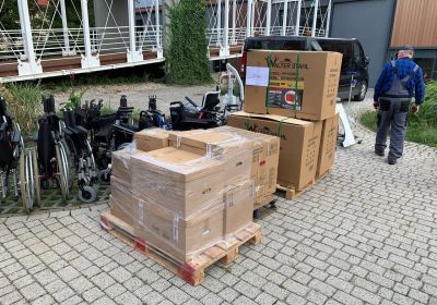 Dary dla mieszkańców powiatu i Ukrainy