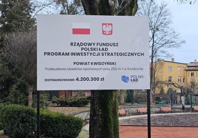 Przebudowa obiektów sportowych przy ZSO nr 1 w Kwidzynie