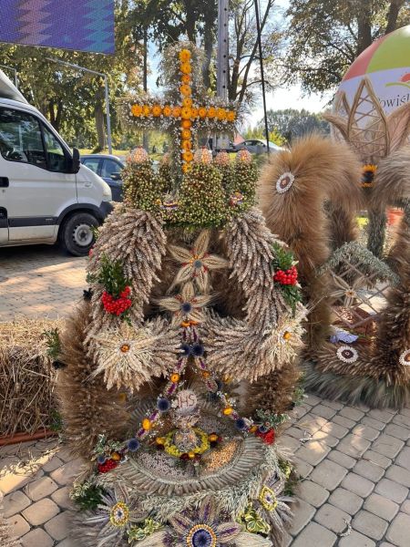 Wieniec dożynkowy, zgłoszony w konkursie. 