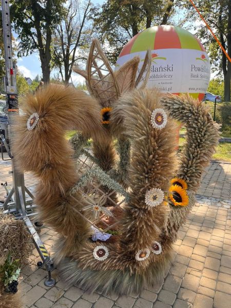 Wieniec dożynkowy, zgłoszony w konkursie. 