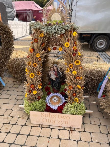 Wieniec dożynkowy, zgłoszony w konkursie. 