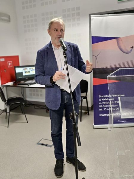 wystąpienie wicestarosty Andrzeja Zwolaka