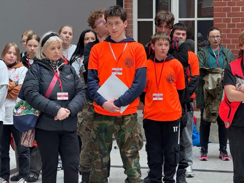 drużyna SP 6 w Kwidzynie reprezentująca powiat kwidzyński 
