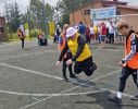 Zawodnicy WTZ w Ryjewie podczas rywalizacji w trakcie Olimpiady Sportowej dla Osób z Niepełnosprawnościami województwa pomorskiego