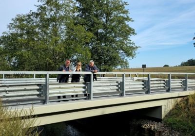 Podsumowanie inwestycji - most na rzece Liwa