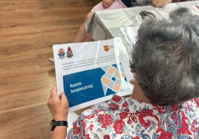 Policjantki z kwidzyńskiej Komendy odwiedziły seniorów