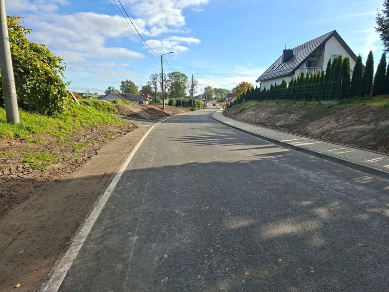 Droga nr 3206G po przebudowie, odc. nr 3