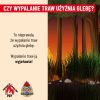 Plakat informacyjny do treści artykułu przedstawia zagrożenia związane z wypalaniem traw oraz kluczowe informacje na ten temat.