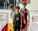 Nagrodzeni uczestnicy lekkoatletycznych Halowych Mistrzostw Województwa Pomorskiego.