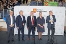 Andrzej Zwolak, Wicestarosta Kwidzyński w trakcie wystąpienia, obok zaproszeni goście i przedstawiciele samorządu lokalnego.