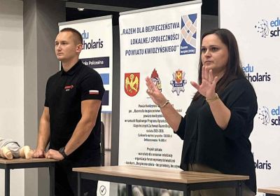 Warsztaty w ramach projektu „Razem dla bezpieczeństwa lokalnej społeczności powiatu kwidzyńskiego