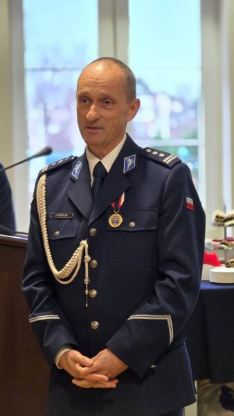 Insp. Janusz Skosolas, ustępujący Komendant Komendy Powiatowej Policji w Kwidzynie.